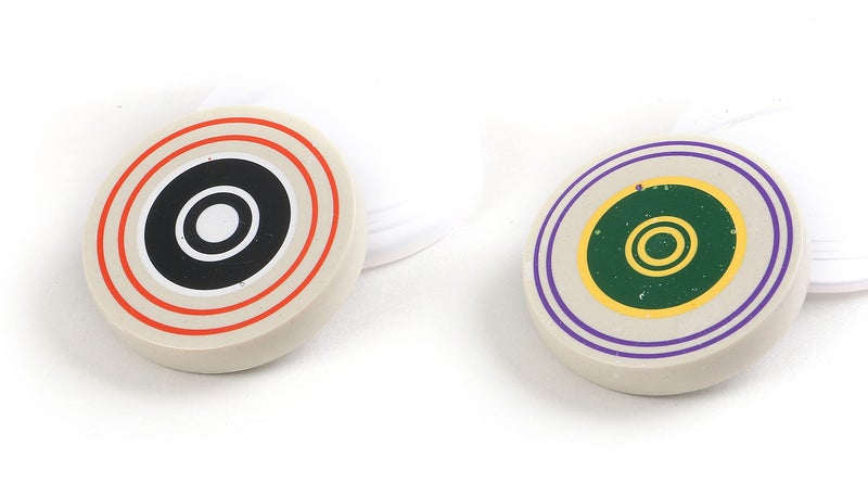 Mayatra's Mayatras Carrom Striker Set, Indoor Game Striker Accessories Set of 2 Pool White Ball Striker (Offical) - Image 1