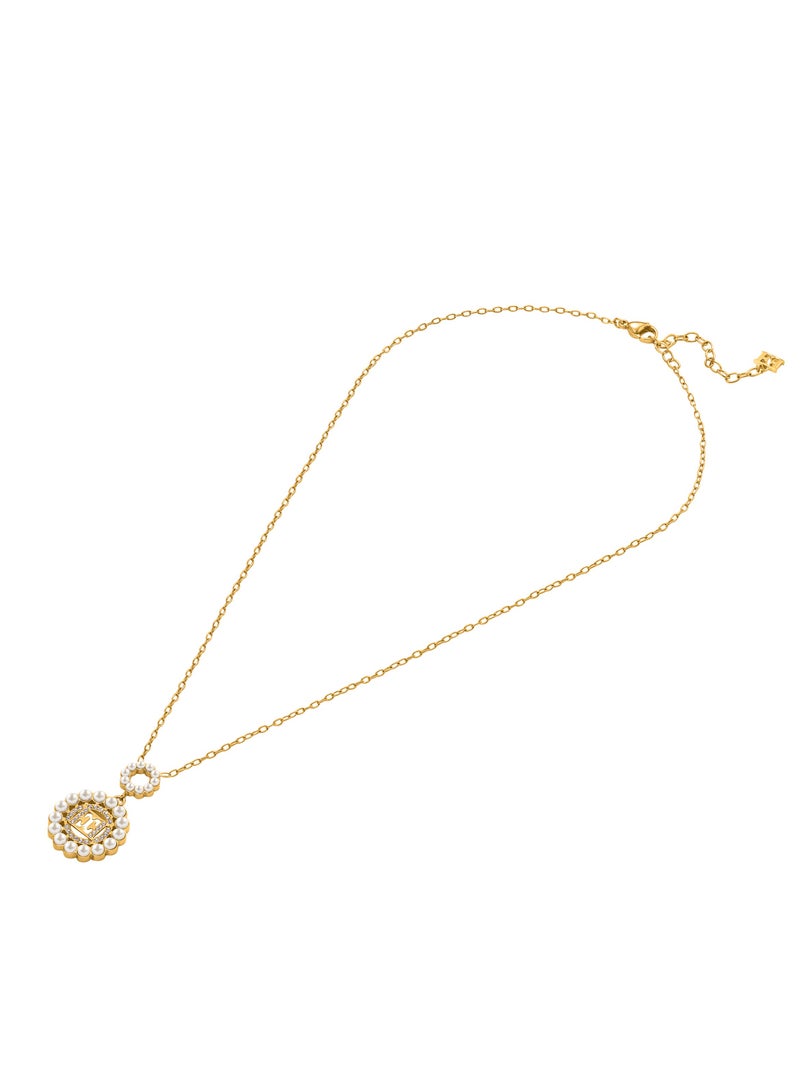 ESCADA Clara Necklace for Women Pearls and Crystals, Elegant Design, Captivating Luxury Statement - Image 2