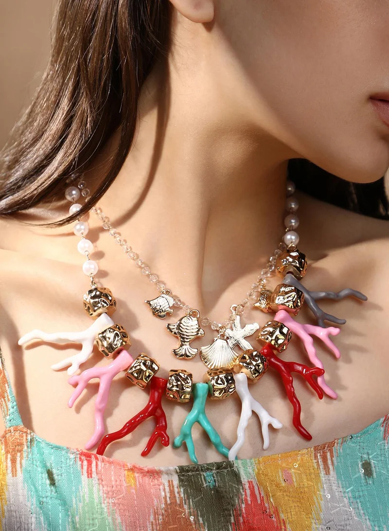 سوهي Women's The Noirini Multi-Layer Necklace