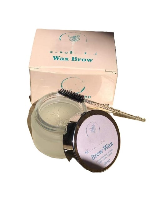 Eyebrow wax for fixation and a beautiful look for the final shape.