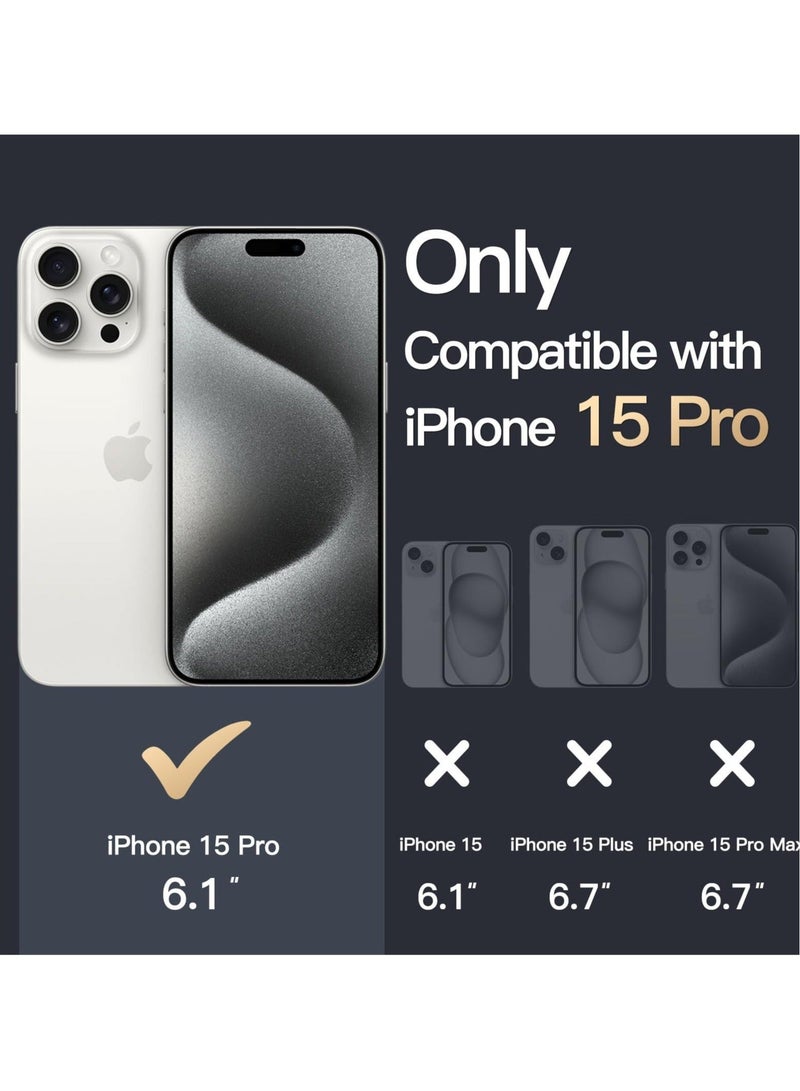 IAF iPhone 15 Pro Case Clear Ultra Slim Thin Flexible Scratch Resistant Gel Rubber Soft Silicone Protective Case Cover for Apple iPhone 15 Pro 6.1 Inch 2023 - Image 2