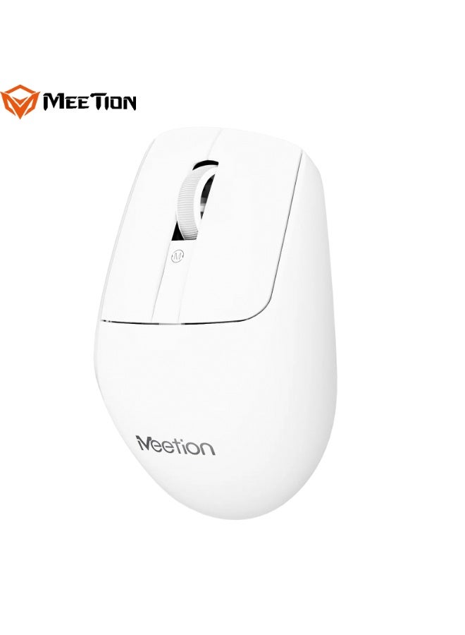 MEETION Dual-Mode Ergonomic Mouse BTM012 Dual-Mode Connectivity Whisper Quiet Clicks Adjustable 6 levels DPI Smart Light Indicators Dual-System Compatibility Custom Control Buttons - Image 5