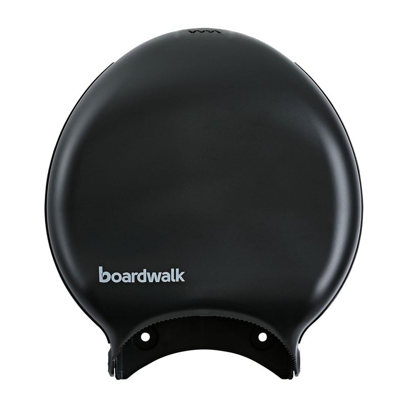 Boardwalk R2000BKBW 11 in x 625 in x 1225 in Single Jumbo Toilet Tissue Dispenser  Black - Image 1