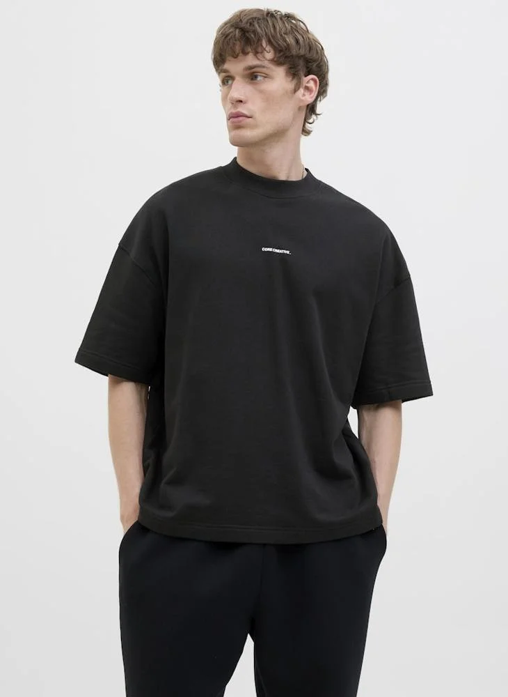 Printed Crew Neck Sweatshirt