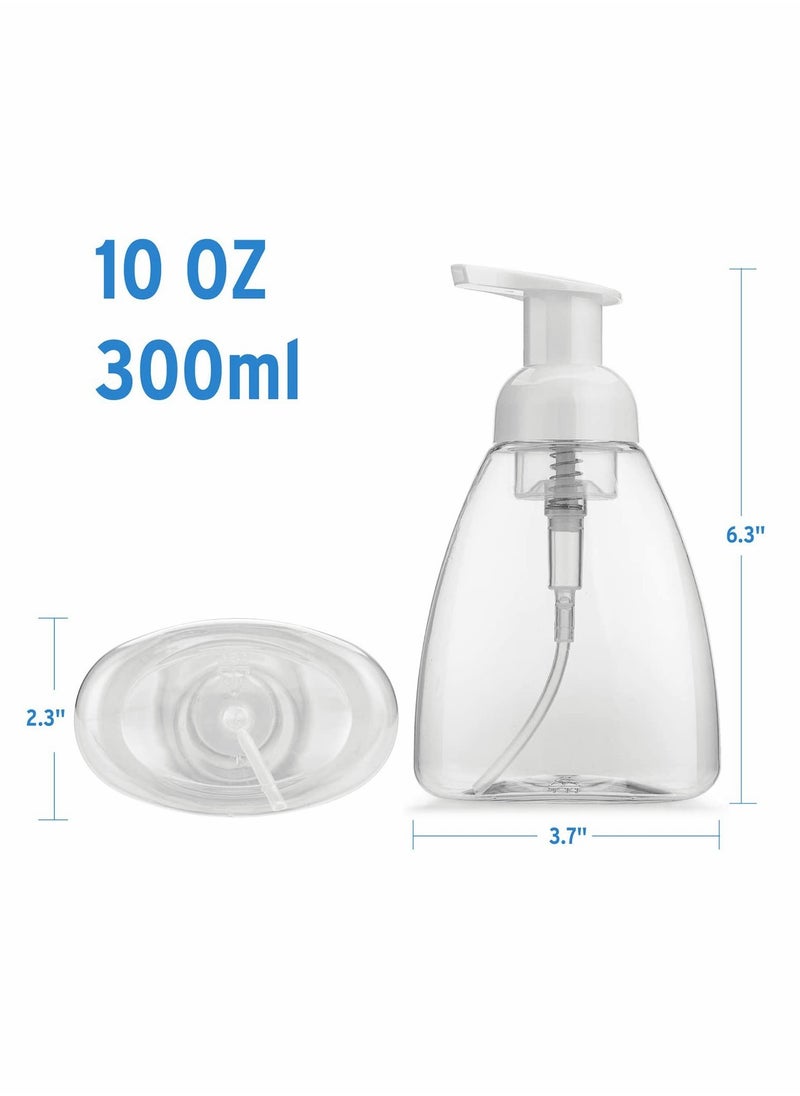 Foaming Soap Dispenser Hand Soap Dispensers Refillable Plastic Foam Soap Dispenser Bottle Oval with White Pumps Empty Plastic Liquid Soap Pump Bottles for Kitchen Bathroom - pzsku/ZFE205852605B07DD4118Z/45/_/1717050905/86f82561-07a0-4c1d-b2ef-3f42c3eafdc6