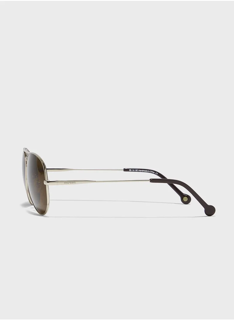 30 سندايز Frontier  Aviator Sunglasses