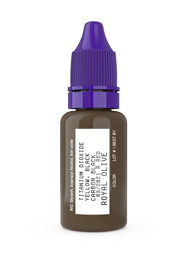 Biotouch Micro Pigments For Eyebrow Lash No Mixing Eyebrow Pigment For Shading Hair Stroke  Royal Olive - Image 2