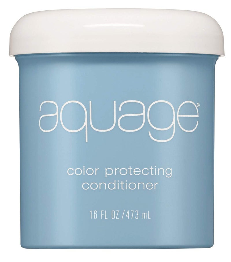 AQUAGE Color Protecting Conditioner, Deep-Penetrating Moisturizer to Seal in Haircolor, Infused with Nutrient-Rich Sea Botanicals, Restores Hair and Adds Shine, 16 oz