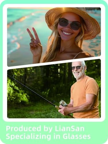 LianSan Photochromic Safety Glasses Over Eyeglasses for MenWomen Fit Over Glasses with UV400Scratch Resistant Lenses ANSI Z87GreyLight Grey Lens - Image 3