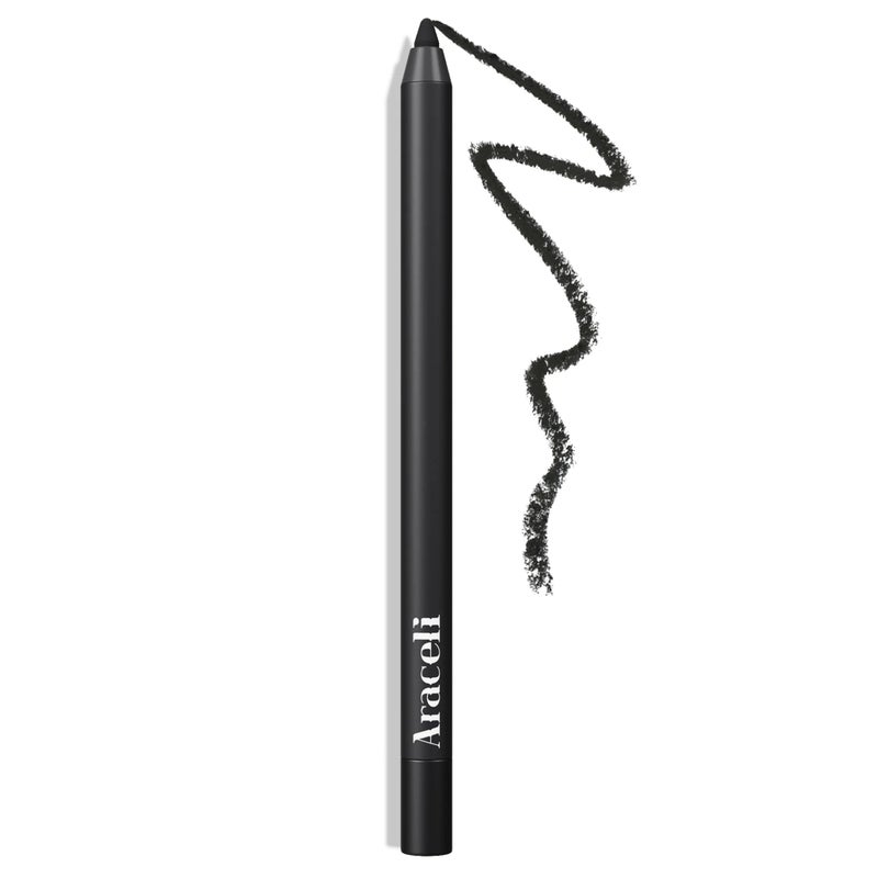 Araceli Beauty Gel Pencil Eyeliner - Water Resistant, Long-Lasting, Smudge-Proof Creamy Formula for Precision Lining - Hypoallergenic, Bold Eyeliner Gel Pencil - Safe for Sensitive Eyes (Black) - Image 1
