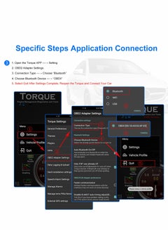 Car OBD2 Scanner Bluetooth Diagnostic Tool Code Reader Check Engine Light for Andriod iOS Windows - pzsku/ZFE2084E26A5519A13B8AZ/45/_/1695729393/406a01b5-fbf1-4957-9d96-b24d4f9ca957