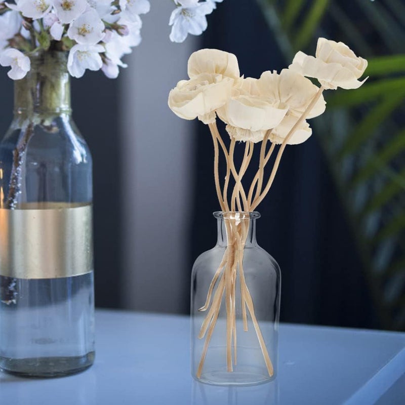 woobles 10PCS Rattan Diffuser Sticks for Oil Aroma Diffuser Replacement, Flower Reed Diffuser Sticks (White 2) 10 - Image 2