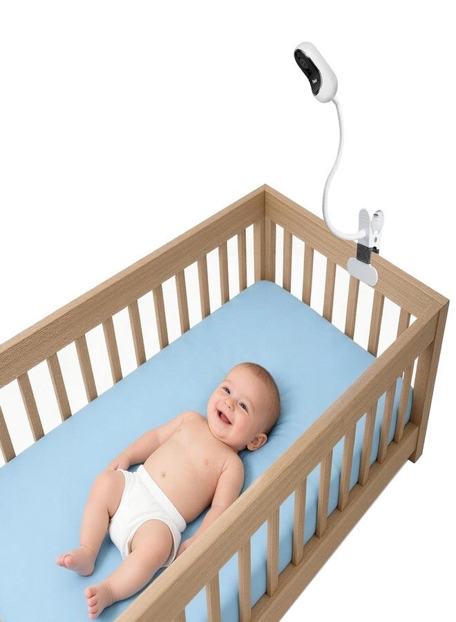 Huafly Baby Monitor Clip Mount Flexible Baby Monitor Stand 15.7 inches for HelloBaby HB65/Owlet/Arlo/EufyCam and Baby Camera with 1/4 Screw Hole Without Tools or Wall Damage - Image 1
