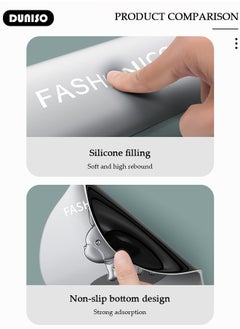 DUNISO Mouse Pad with Wrist Rest and Keyboard Wrist Rest, Superfine Fiber Soft Memory Foam Wrist Rest for Computer Keyboard with Non-Slip Base for Pain Relief, Ergonomic Mouse pad for Gaming,Office,Home  - Image 2