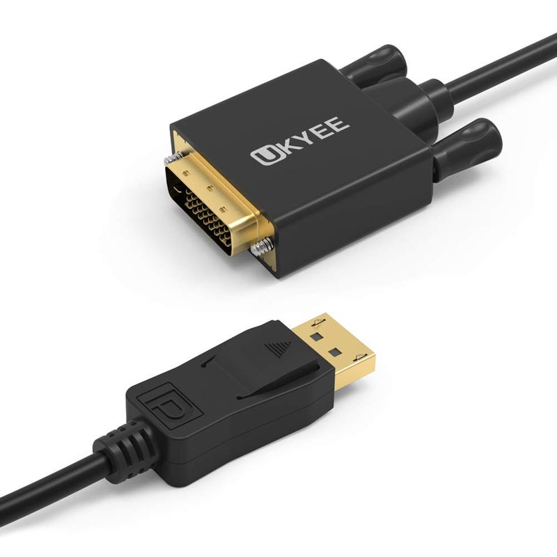 UKYEE Displayport to DVI Cable 3ft 10-Pack，Display Port (DP) to DVI Cord Adapter for Computer Monitor Projector - Image 2