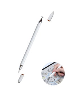 Generic 3 in 1 Touch Screen Stylus, High Performance Pen for All Tablet/Touch Devices (White)  - Image 1