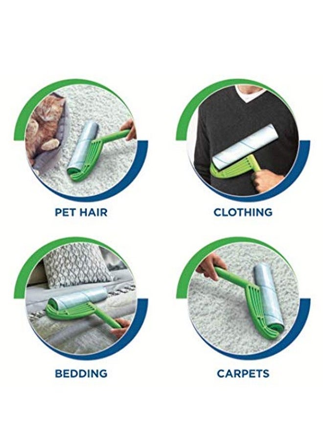 LEO Large 10Inch Wide Lint Roller Refills 6 Rolls 300 UltraWide Sheets For Lint Removers Household Cleaning Easily Remove Pet Hair Dust And Debris From Floors Carpets And Furniture  - Image 4