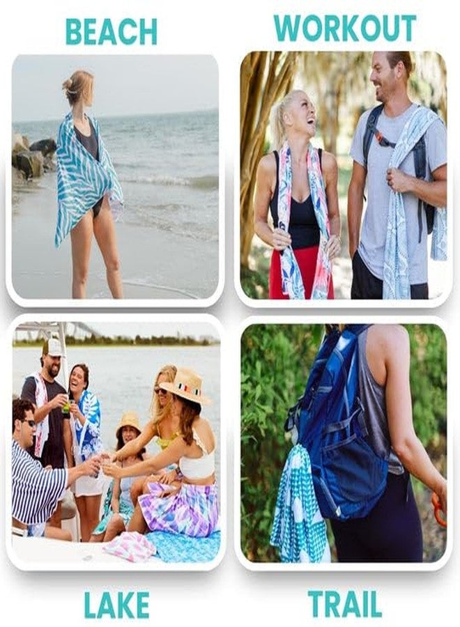 ROAM UPF Pool/Beach Towel, Sunscreen Towel, UV Protection, UPF 50+, Sand Free, Absorbent, & Quick Drying for Swimming, Beaches, Camping, & Travel (28.5" x 58.5", Peaches) - Image 5