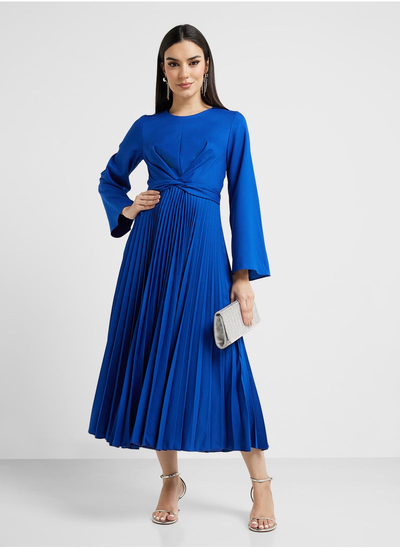 Closet London Pleated Dress  - Image 1