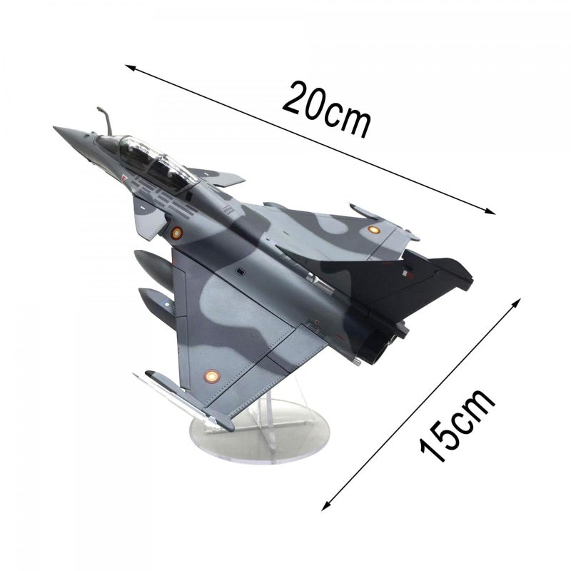 1 72 Rafale B Diecast Metal Fighter Model With Display Stand For Office Living Room - Image 5