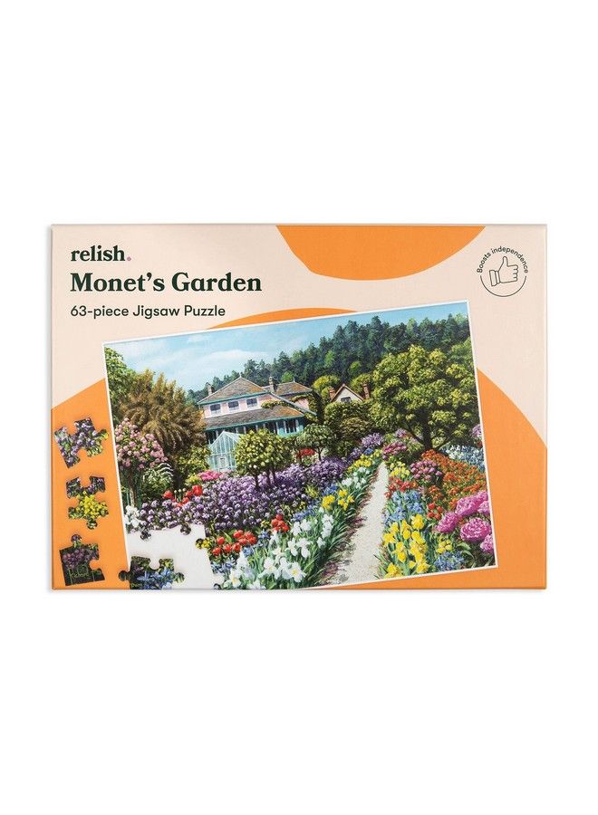 Relish Dementia Puzzles For Adults 63 Piece Monet - Image 1