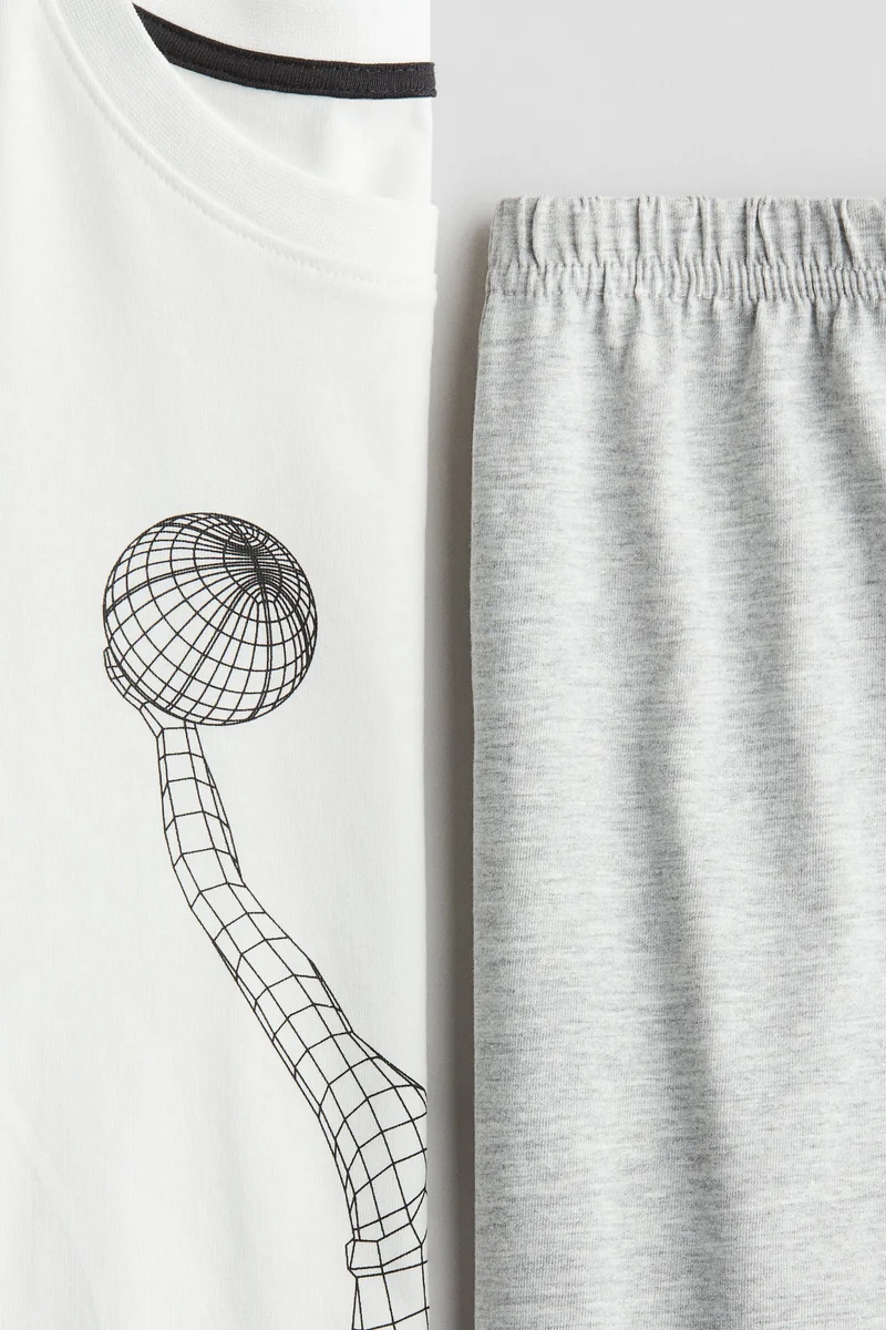 اتش اند ام Cotton jersey pyjamas