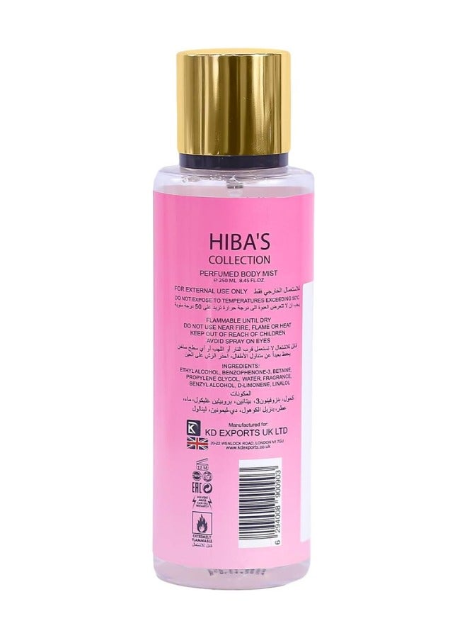 هيبا'ز كوليكشن رذاذ الجسم المعطر من VBC De PARIS للنساء، اللون الوردي، 250 مل، 8.45 أونصة سائلة - Image 3