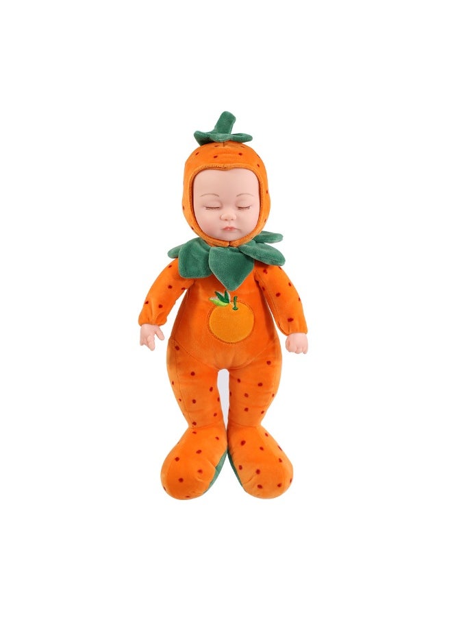 xozgdovg Creative PVC Fruit Doll - Plush Realistic Sleep Companion Toy 