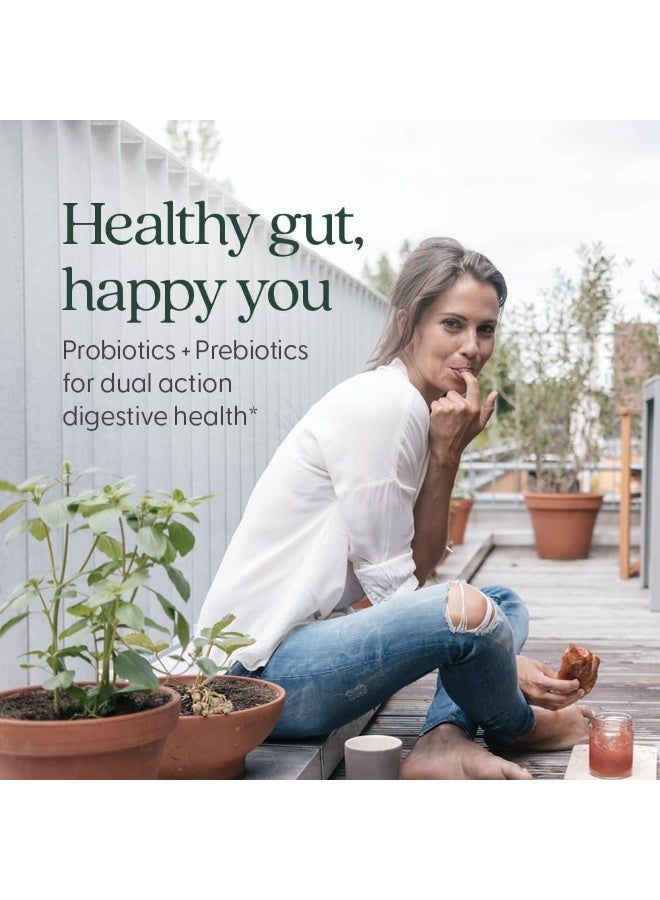 نيو تشابتر علكات بروبيوتيك + بريبيوتيك من جميع النباتات | بنكهة التوت | 60 علكة نباتية | دعم مزدوج للجهاز الهضمي والأمعاء - Image 2