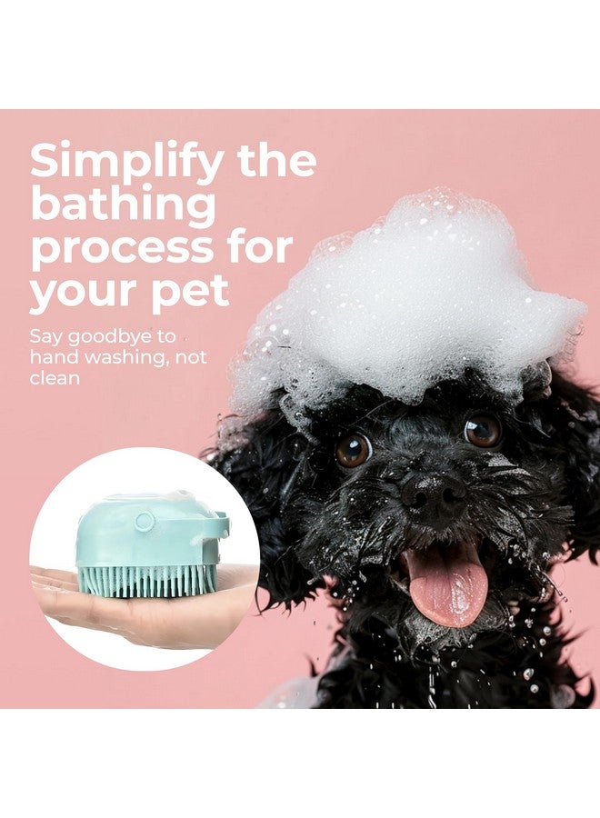 Pet Bathing Brush with Built-in Soap & Shampoo Dispenser for Dogs and Cats - Image 2