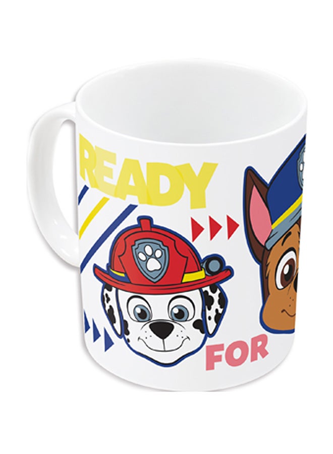 Disney Paw Patrol Boy Printed Coffee Mug White/Yellow/Blue 325ml - Image 2