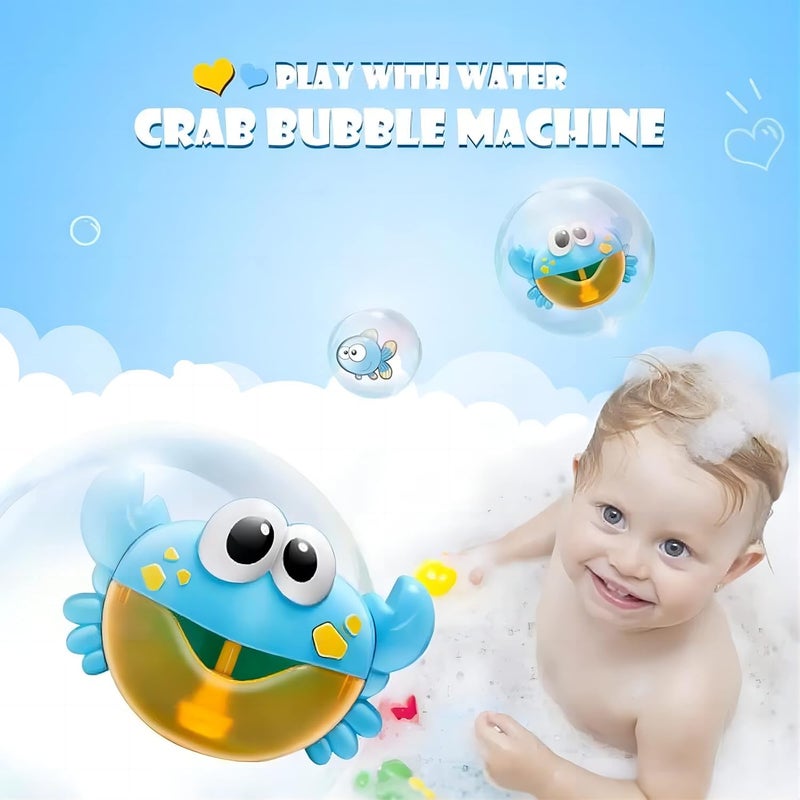 ELECDON Crab Bubble Bath Maker for The Bathtub. Blows Bubbles and Plays 24 Children¡¯s Songs ¨C Baby, Toddler Kids Bath Toys Makes Great Gifts for Toddlers ¨C Sing-Along Bath Bubble Machine - Image 2