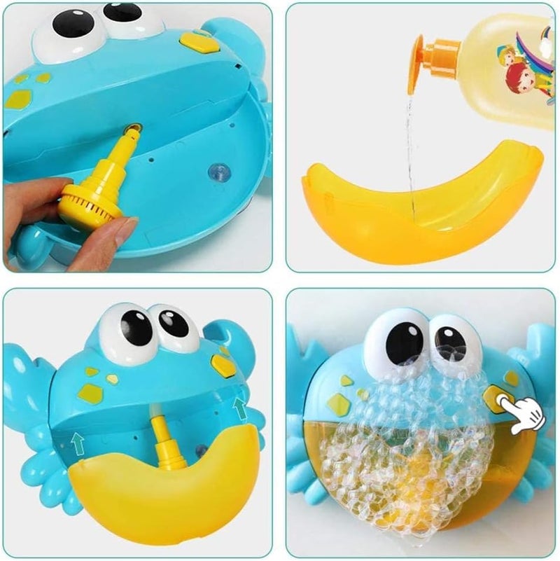 ELECDON Crab Bubble Bath Maker for The Bathtub. Blows Bubbles and Plays 24 Children¡¯s Songs ¨C Baby, Toddler Kids Bath Toys Makes Great Gifts for Toddlers ¨C Sing-Along Bath Bubble Machine - Image 5