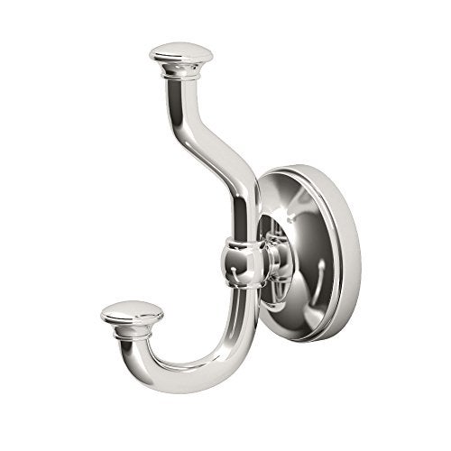 Gatco 4125 Tavern Twin Robe Hook, Polished Nickel - Image 1