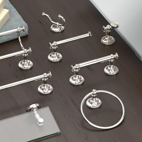 Gatco 4125 Tavern Twin Robe Hook, Polished Nickel - Image 4