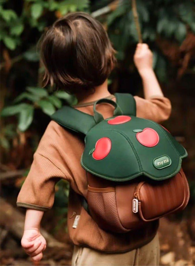 Cute Mushroom Backpack for Kids,Mini Travel Bag for 1-6 Years,Perfect Kindergarten Gift，Suitable for children 60-130cm tall（green） - Image 5