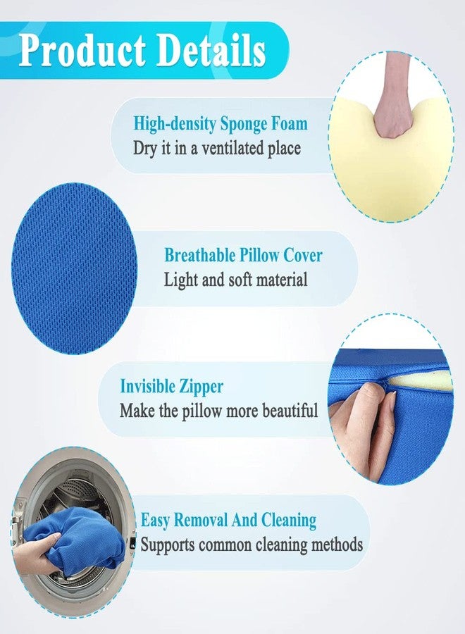 Mistuki Wedge Pillow for Bed Sores Positioning Elderly Medical Bolsters Incline Foam Body Positioners Wedge Back Support Pillows After Surgery Pregnancy Side Sleeping Prevent Back Pain (23.62 Inch) - Image 4