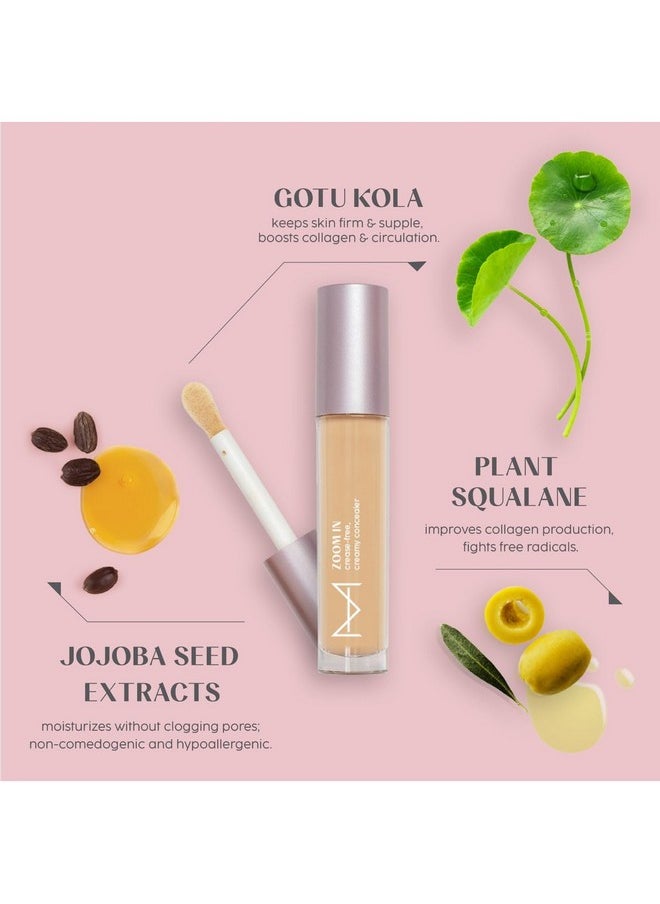 هاوس أوف ميك آب HOUSE OF MAKEUP Zoom In Concealer For Face Makeup | Full Coverage Concealer | Anti-Crease Pro Concealer Matte Stick For Dry Skin | Smoothing & Hydrating Liquid Concealer | 6 Ml | Lm01  - Image 5