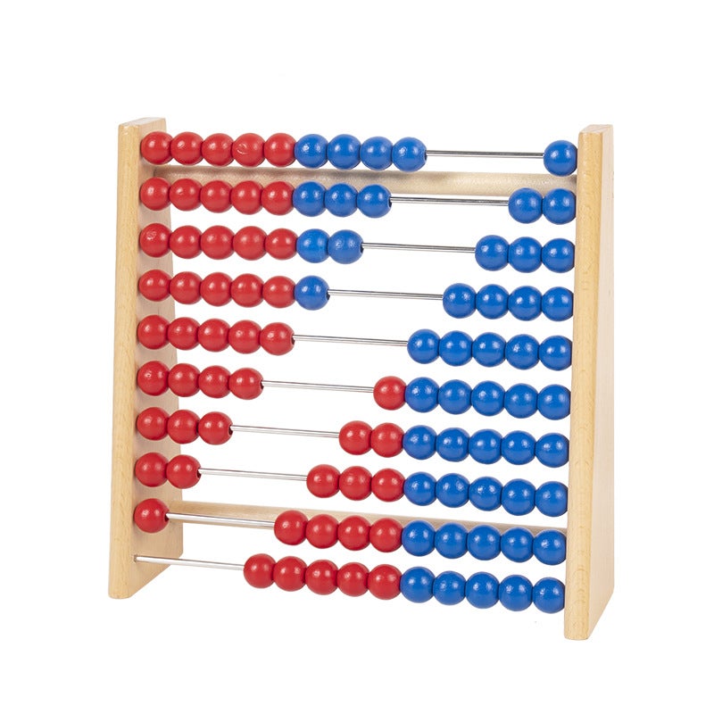 Children'S Calculating Rack Elementary School Grade One Bead Math Teaching Aware Kindergarten Montessori Calculator Artifact Addition And Subtraction Abacus - Image 1