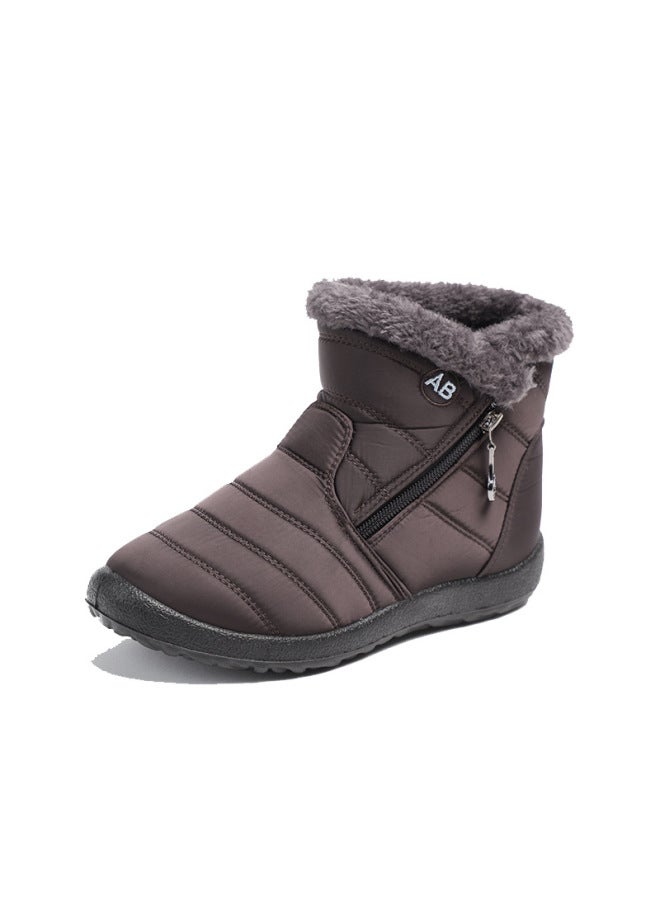 Spot Women's Cotton Shoes Large Size 36-47 Warm Cotton Shoes Soft Bottom Waterproof Cotton Shoes Snow Cotton Men