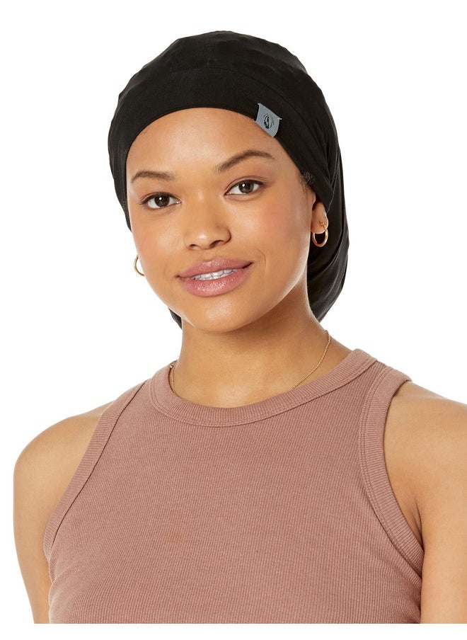 My Fairy Black Mother Fairy Black Mother Dreadlocks Loc Cap Adjustable Bonnet For Men & Women (Black,Medium)  - Image 3