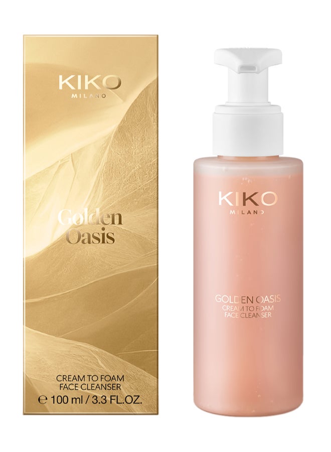 KIKO MILANO Golden Oasis Cream To Foam Face Cleanser 01 - Image 1