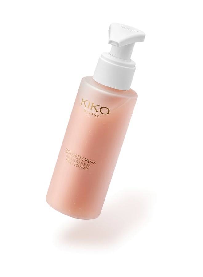 KIKO MILANO Golden Oasis Cream To Foam Face Cleanser 01 - Image 3