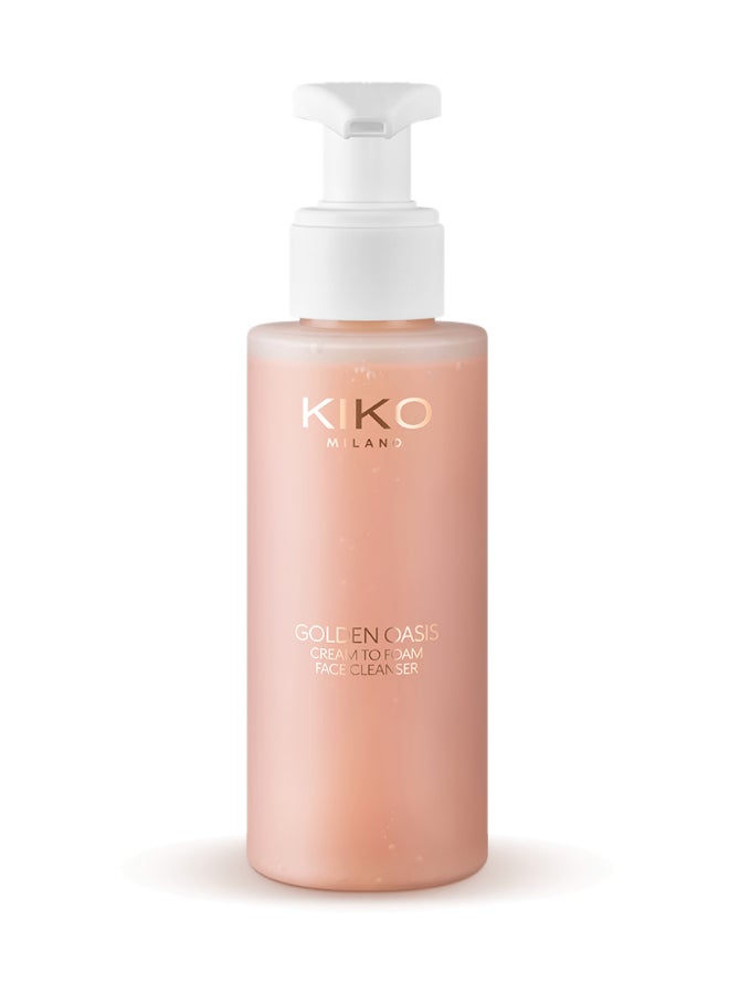 KIKO MILANO Golden Oasis Cream To Foam Face Cleanser 01 - Image 4
