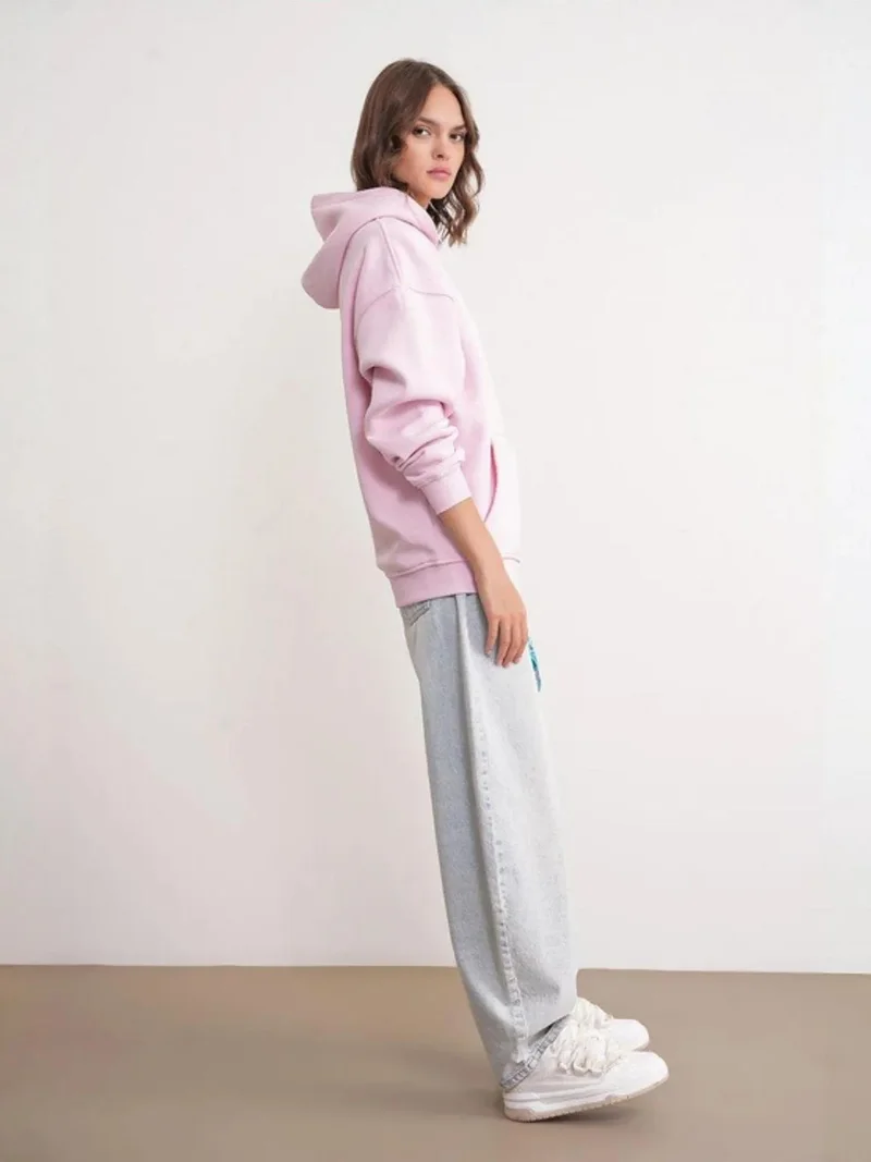 MixRay Mixray Oversized Hooded Sweatshirt with Pocket