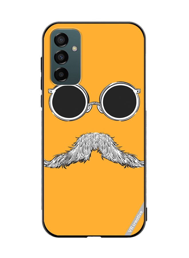 VR CREATIVE Protective Case Cover For Samsung Galaxy F13/M13 Baba Mustaches Design Multicolour - Image 1