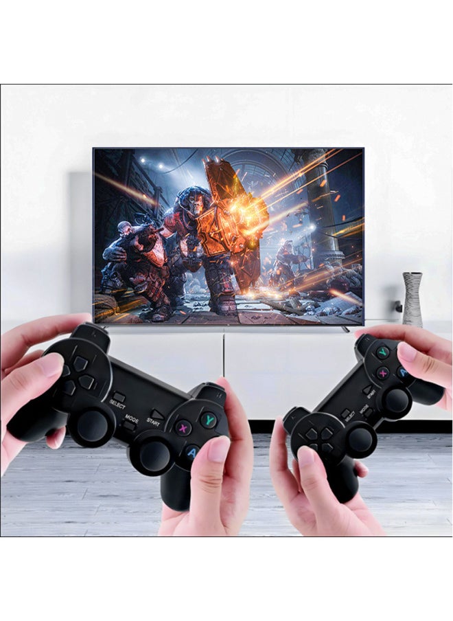 ماركة غير محددة USB Wireless Gamepad PC Host Bluetooth Vibration Controller الهاتف المحمول الكمبيوتر التلفزيون Universal Gamepad- لون المنتج: أسود وحدة تحكم الألعاب (زوج واحد من اثنين)  - Image 4