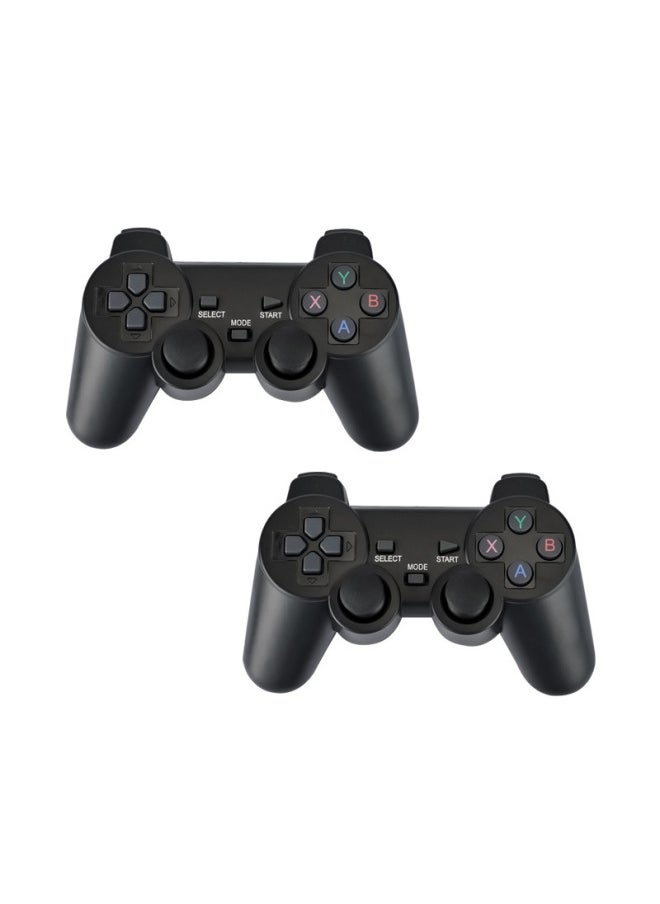 ماركة غير محددة USB Wireless Gamepad PC Host Bluetooth Vibration Controller الهاتف المحمول الكمبيوتر التلفزيون Universal Gamepad- لون المنتج: أسود وحدة تحكم الألعاب (زوج واحد من اثنين)  - Image 3
