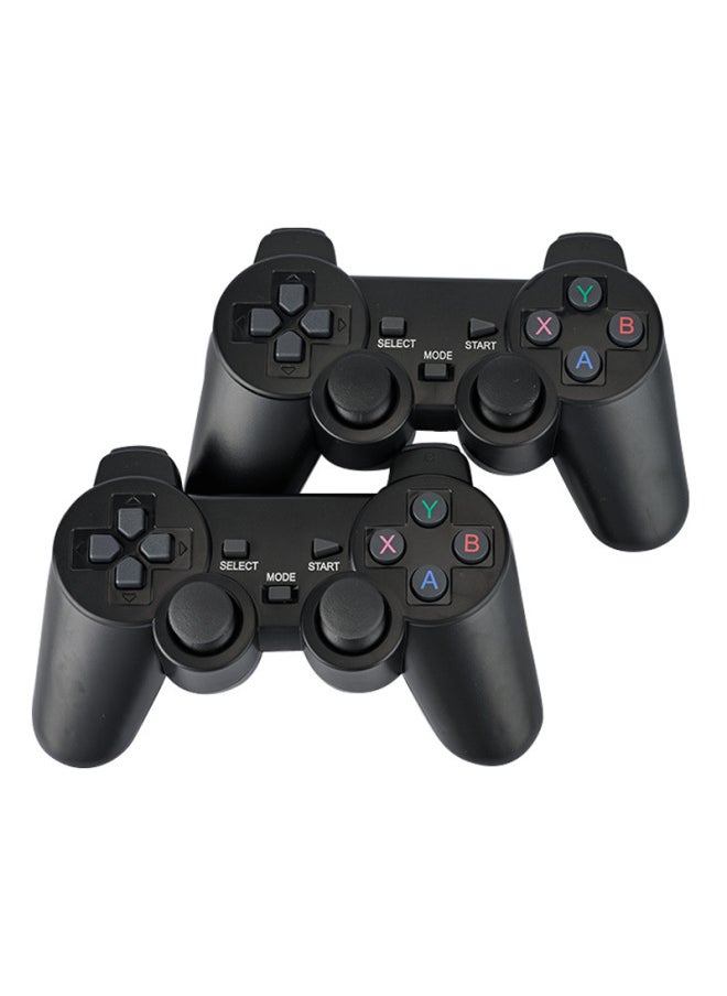 ماركة غير محددة USB Wireless Gamepad PC Host Bluetooth Vibration Controller الهاتف المحمول الكمبيوتر التلفزيون Universal Gamepad- لون المنتج: أسود وحدة تحكم الألعاب (زوج واحد من اثنين)  - Image 2