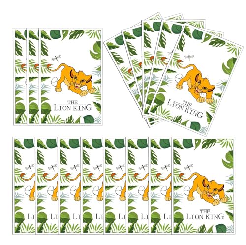 OHLIGEI 30PCS Lion Jungle Animals Party Gift Bags Lion Goodie Bags Treat Bags Party Favors Bags for Boys Girls Birthday Safari Animal Themed Party - Image 4